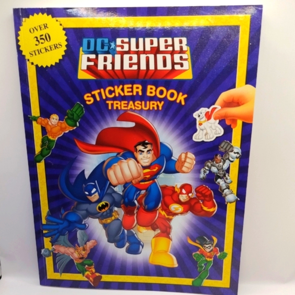 DC Comics Super Friends Sticker Book COMPLETE